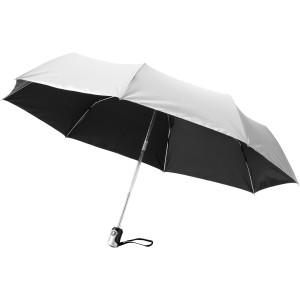 Alex 21.5"-es sszecsukhat automata eserny, ezst/fekete