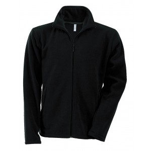 Kariban Falco cipz�ras mikropol�r pul�ver, Black