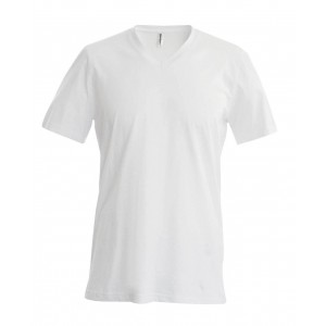 Kariban V-nyak frfipl, White