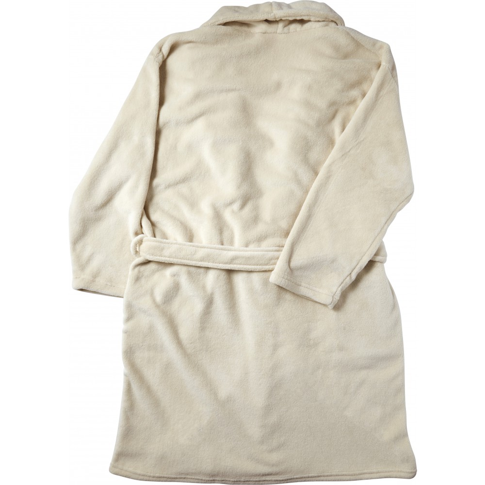 Polár fürdőköntös, drapp, L/XL (fürdőköntös)