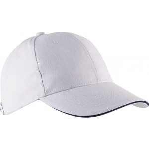 Kup Orlando 6 paneles sapka, White/Navy